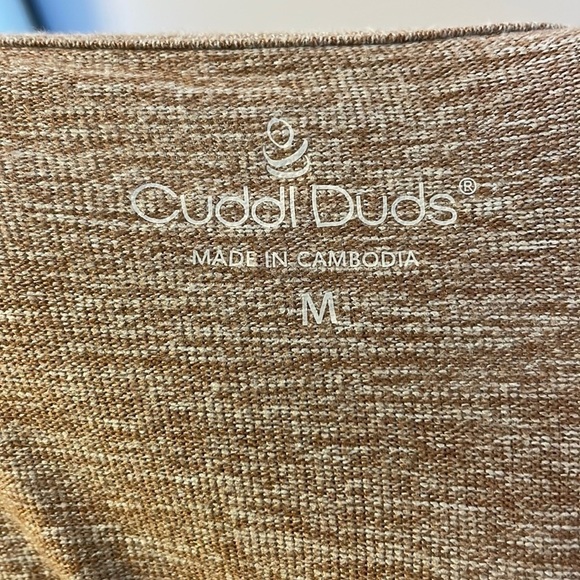 Cuddl Duds Heather Walnut Taupe Super Soft Longline Button Front Cardigan size M - Picture 5 of 16